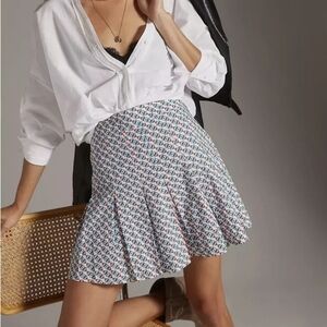 Maeve Anthropologie Graphic Print Skirt‎ Size 12 New